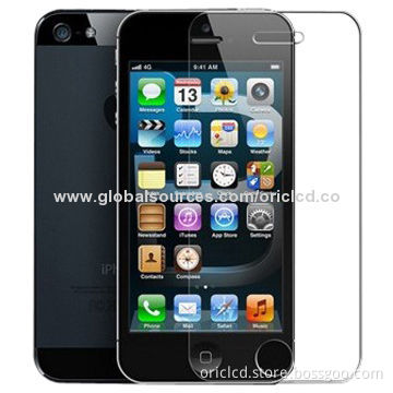 Shield Real Toughened Tempered-glass Screen Protector Film for iPhone 5/5S with Oil, Dirty or Water